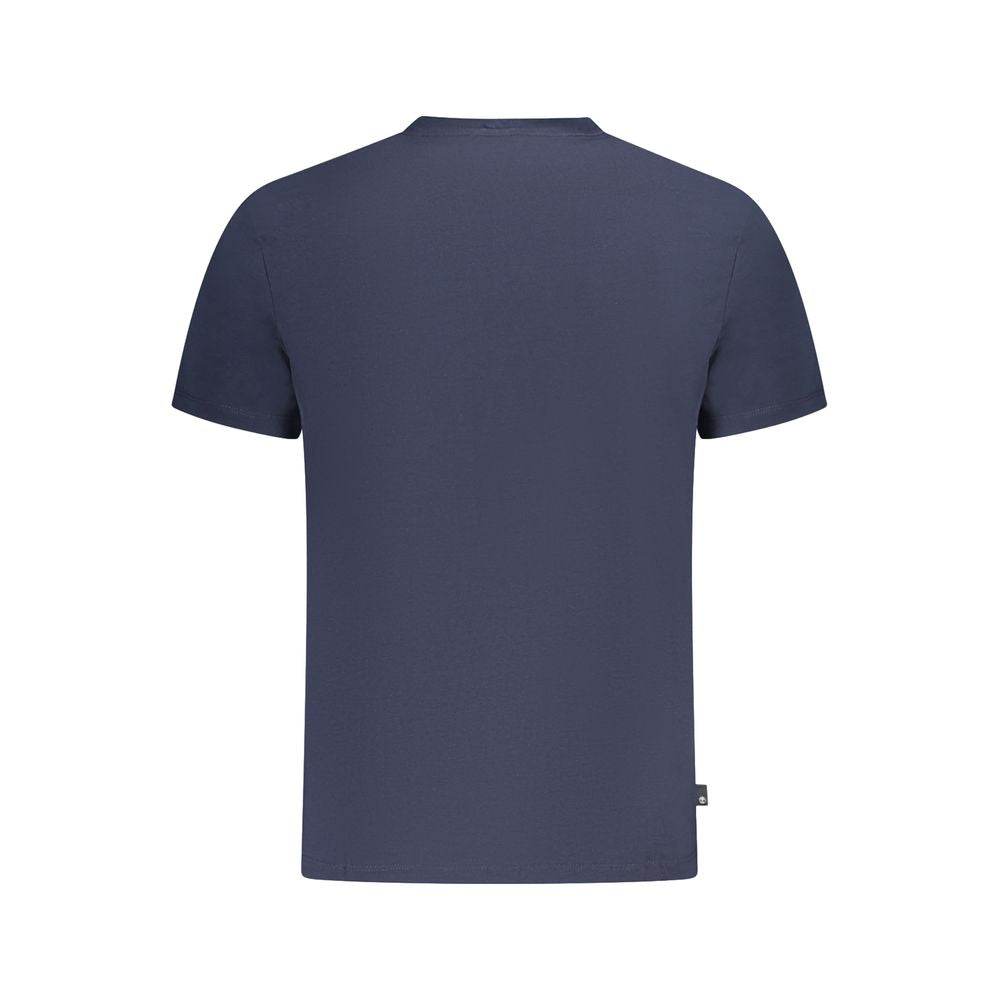 Timberland Blue Cotton T-Shirt - Hilstor