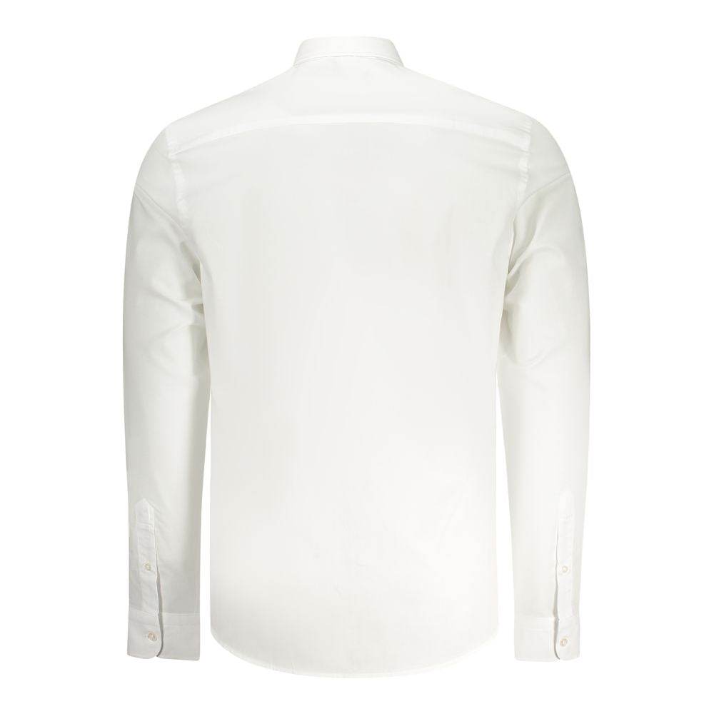 North Sails White Cotton Men Shirt - Hilstor
