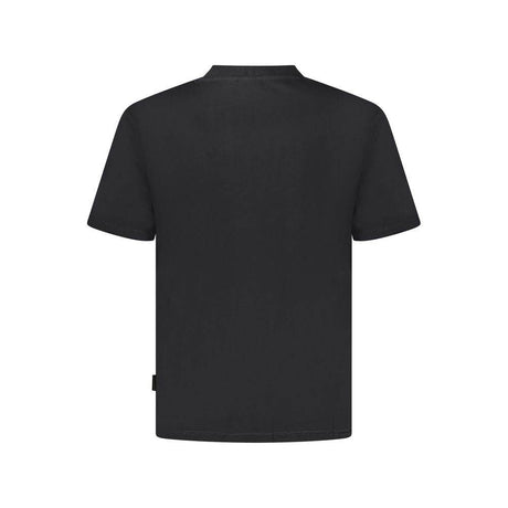 Napapijri Black Cotton Men T-Shirt - Hilstor