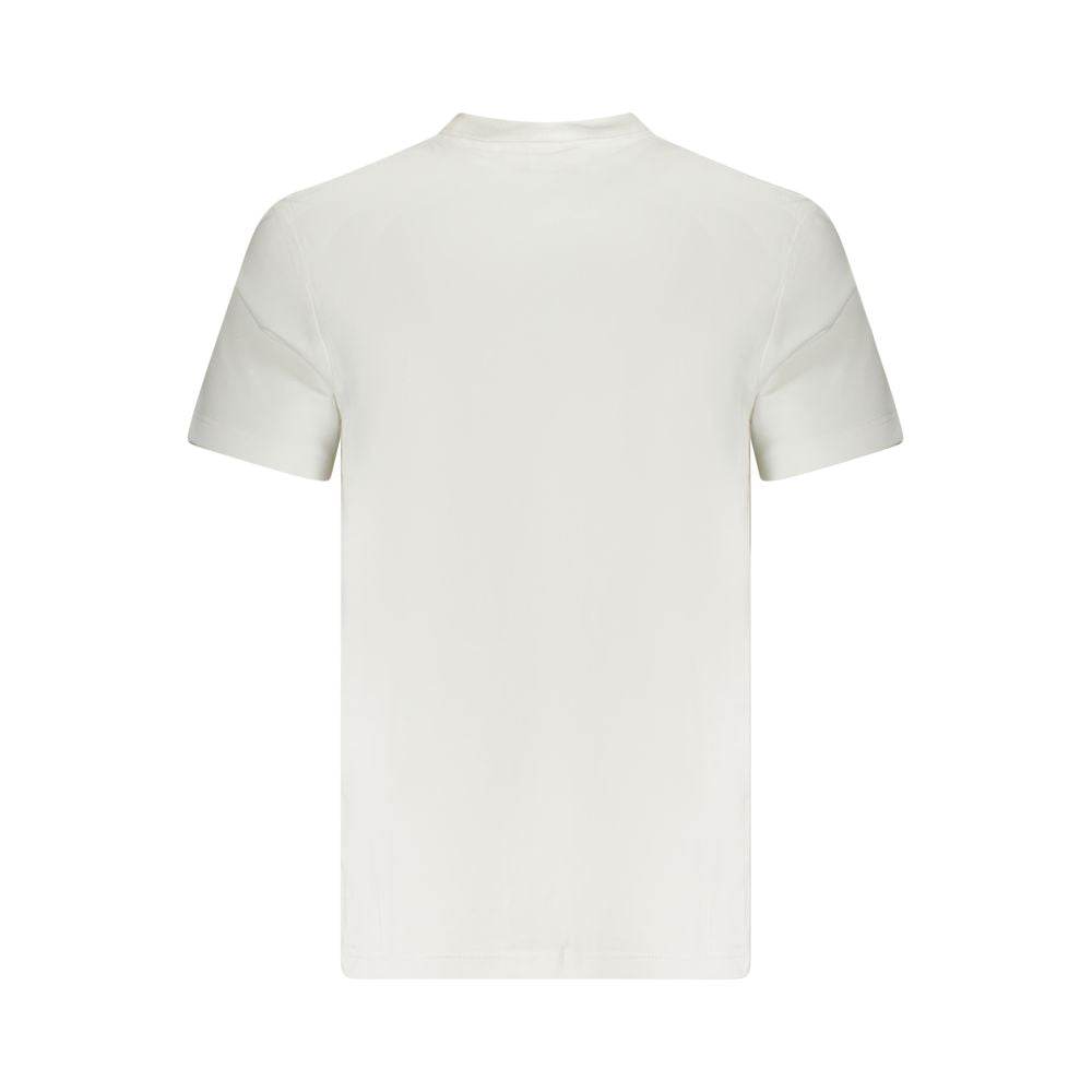 Calvin Klein White Cotton Men T-Shirt - Hilstor