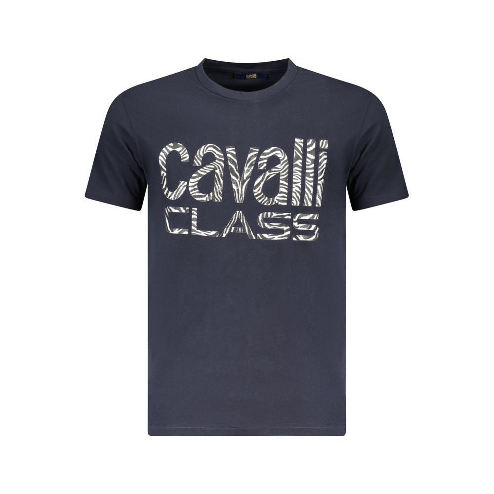 Cavalli klasse blå bomuld herre T-shirt