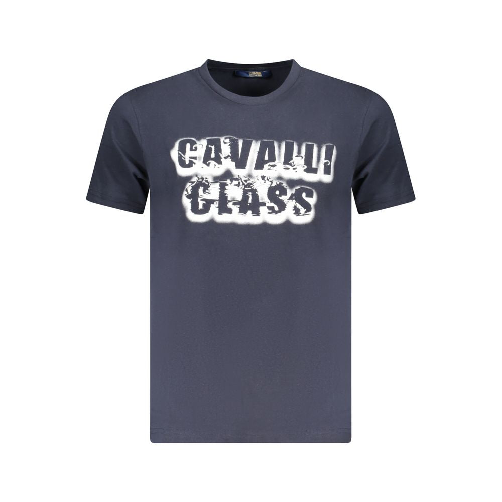 Cavalli klasse blå bomuld herre T-shirt