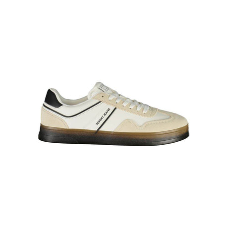 Tommy Hilfiger White Leather Men Sneaker - Hilstor