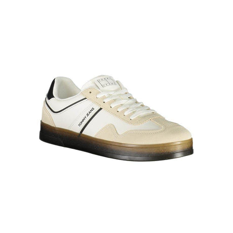 Tommy Hilfiger White Leather Men Sneaker - Hilstor