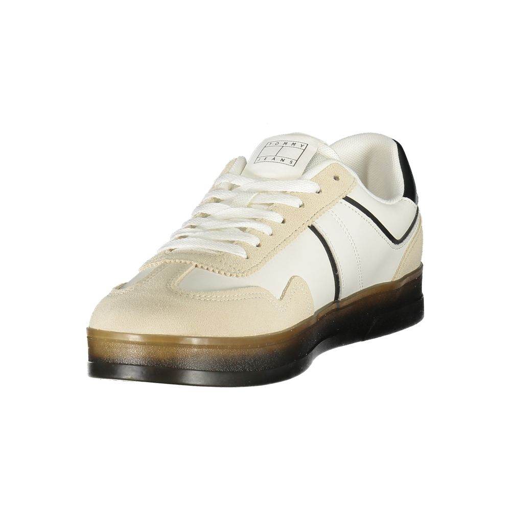 Tommy Hilfiger White Leather Men Sneaker - Hilstor