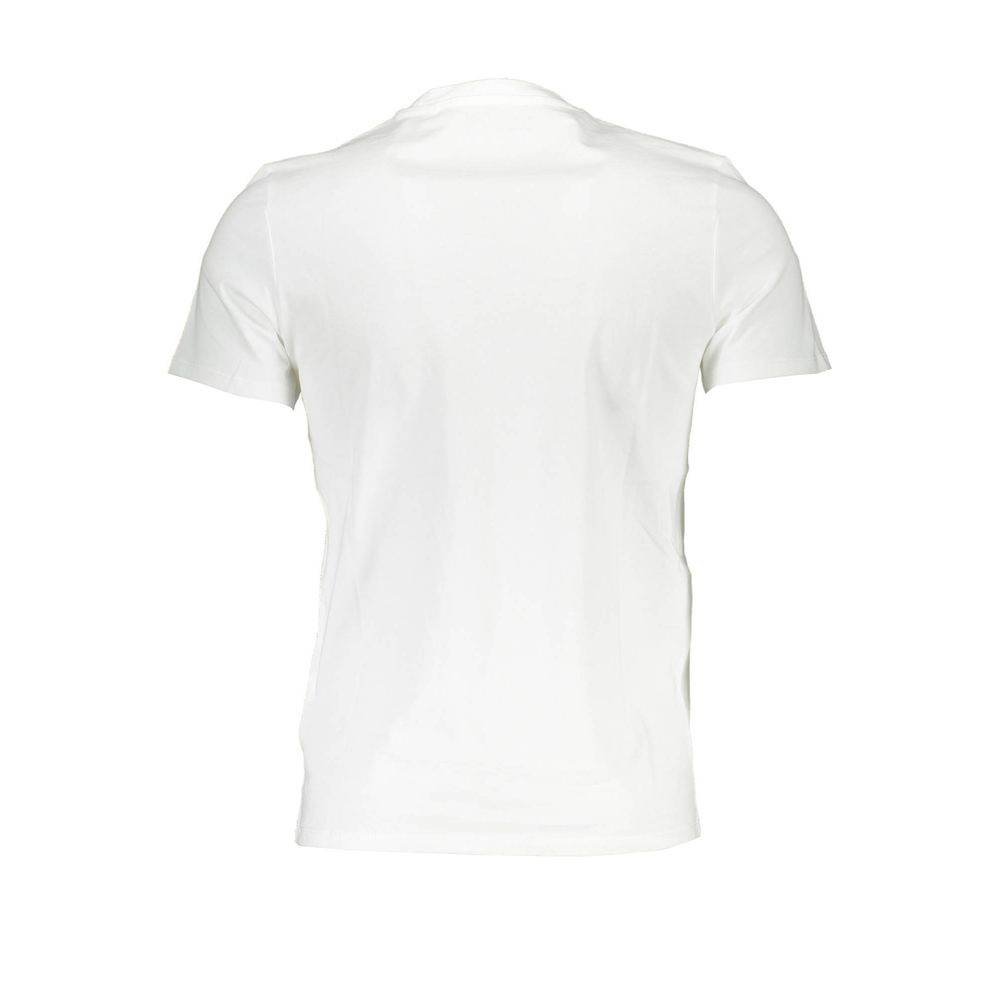 Guess Jeans White Cotton Men T-Shirt - Hilstor