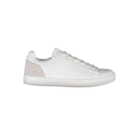 Napapijri White Leather Men Sneaker - Hilstor