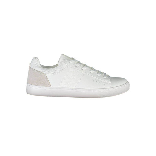 Napapijri White Leather Men Sneaker - Hilstor