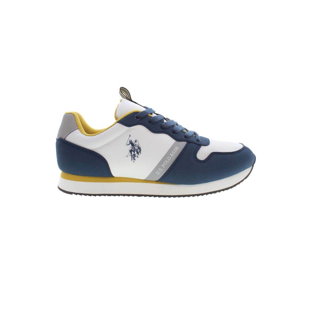 U.S. POLO ASSN. Blue Polyester Men Sneaker - Hilstor