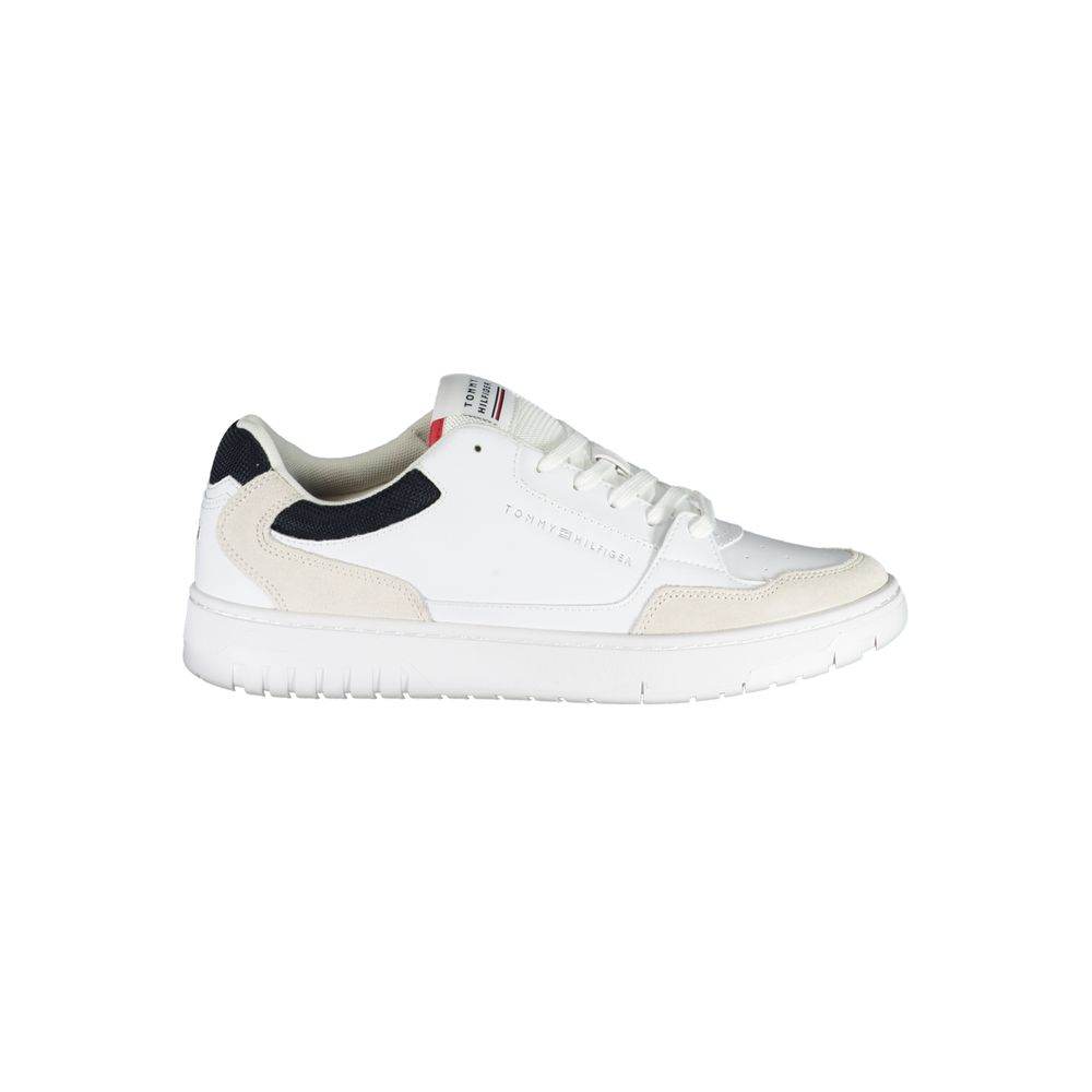 Tommy Hilfiger White Polyethylene Men Sneaker - Hilstor