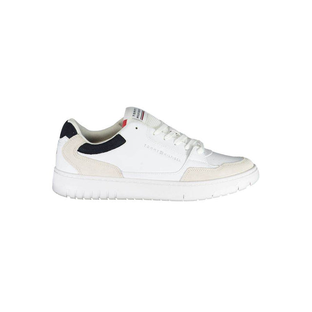 Tommy Hilfiger White Polyethylene Men Sneaker - Hilstor
