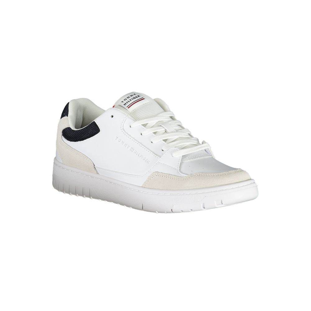 Tommy Hilfiger White Polyethylene Men Sneaker - Hilstor
