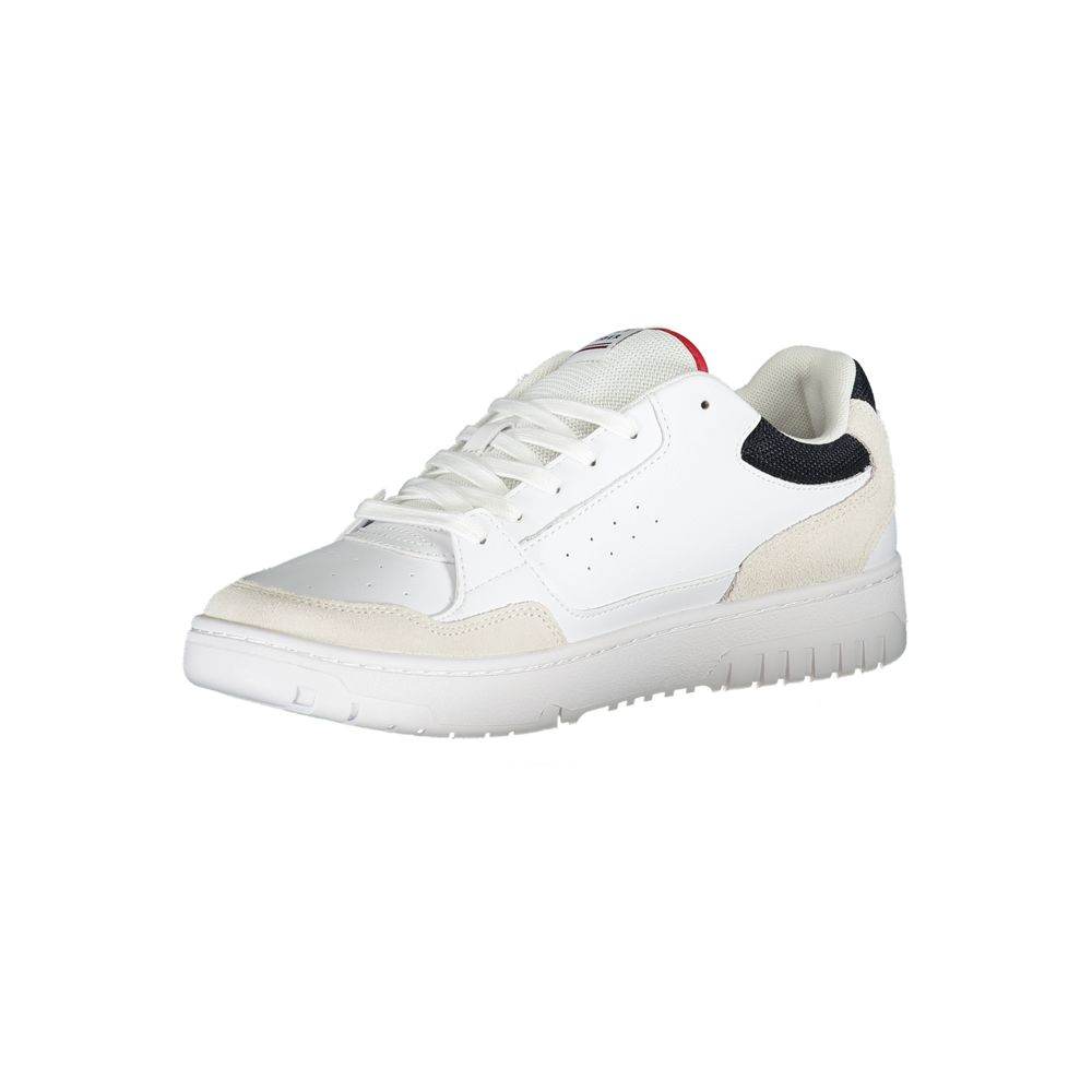 Tommy Hilfiger White Polyethylene Men Sneaker - Hilstor