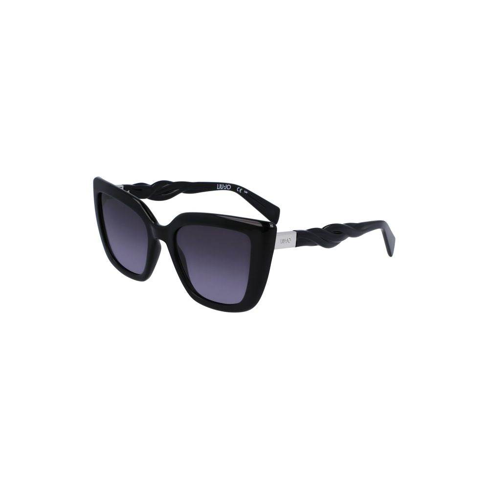 Liu Jo Black Bio Injected Women Sunglasses - Hilstor