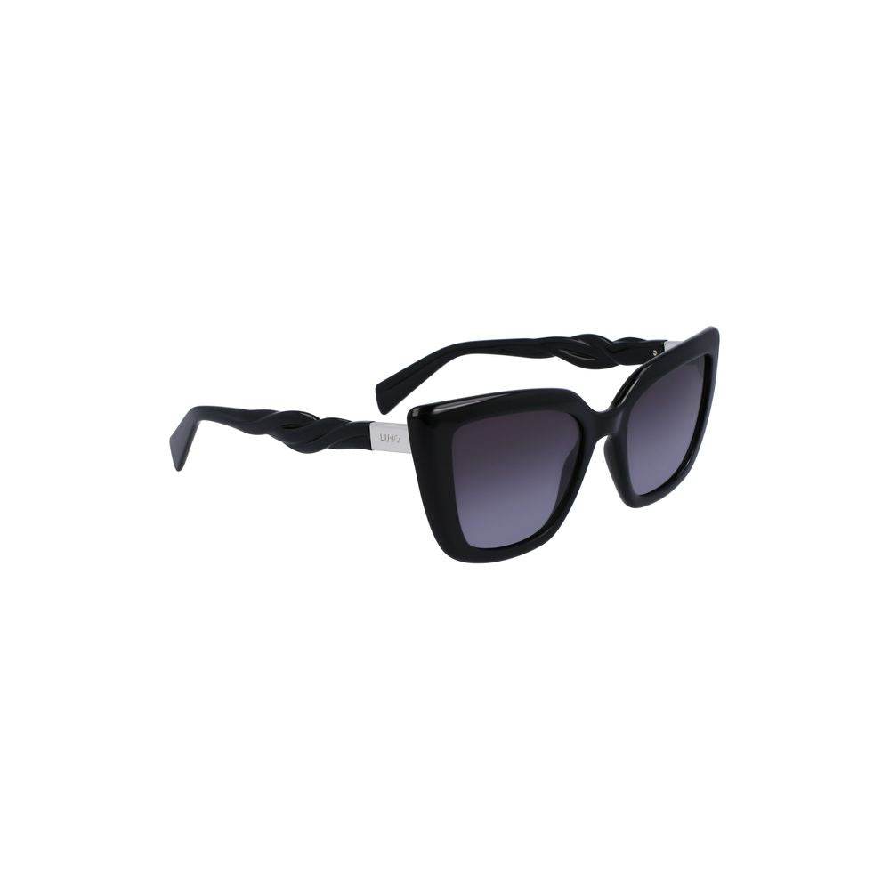 Liu Jo Black Bio Injected Women Sunglasses - Hilstor