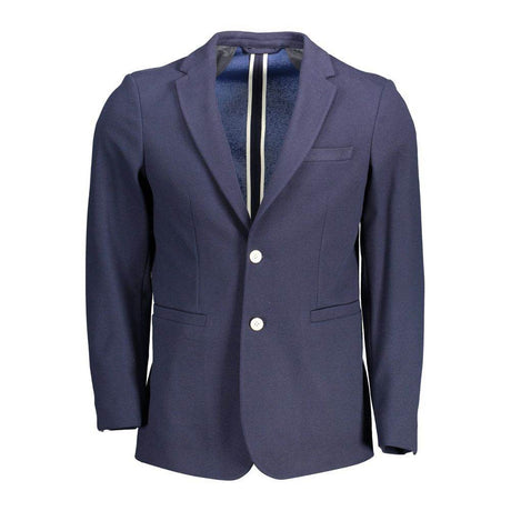 Gant Blue Cotton Men Jacket - Hilstor