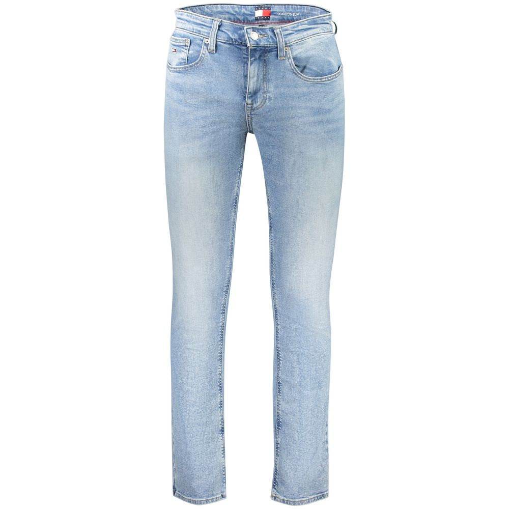 Tommy Hilfiger Blue Cotton Men Jeans - Hilstor