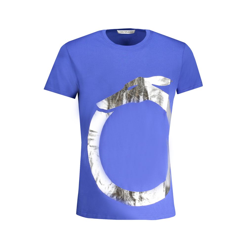 Trussardi blå bomuld T-shirt