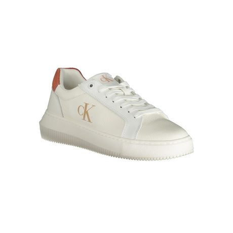 Calvin Klein hvid polyethylen sneaker til kvinder