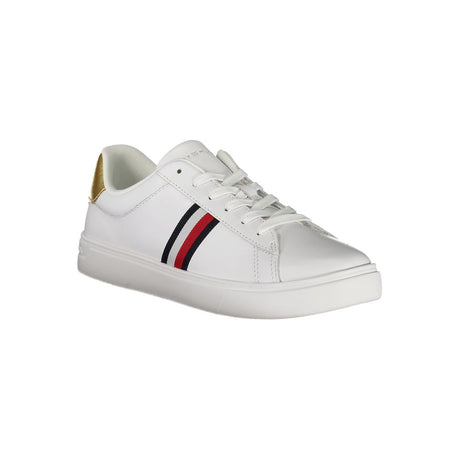 Tommy Hilfiger Hvid Læder Sneaker til kvinder