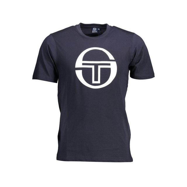 Sergio Tacchini Blue Cotton Men T-Shirt - Hilstor