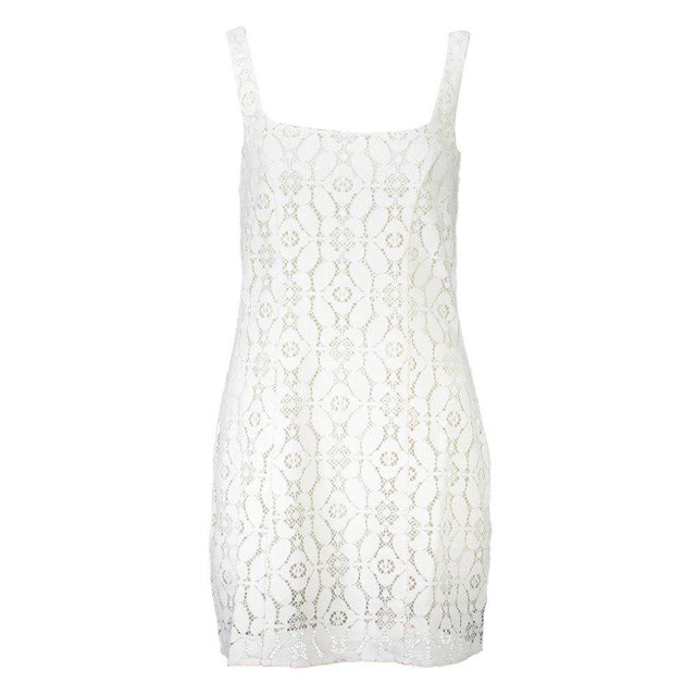 Desigual White Polyester Women Dress - Hilstor