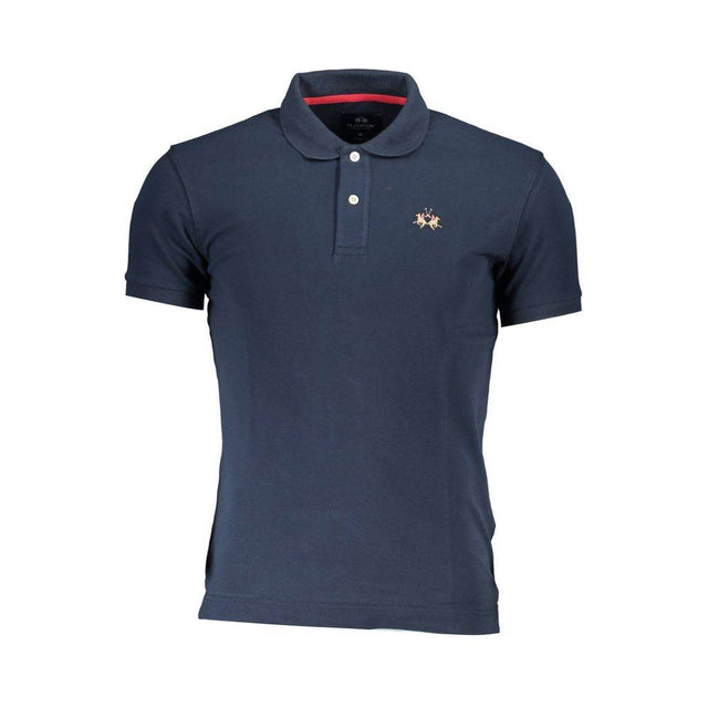 La Martina Sleek Slim Fit Polo with Contrast Details - Hilstor