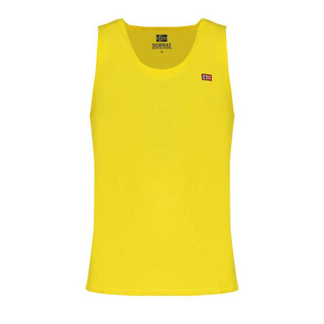 Norway 1963 Yellow Cotton Men Tank Top - Hilstor