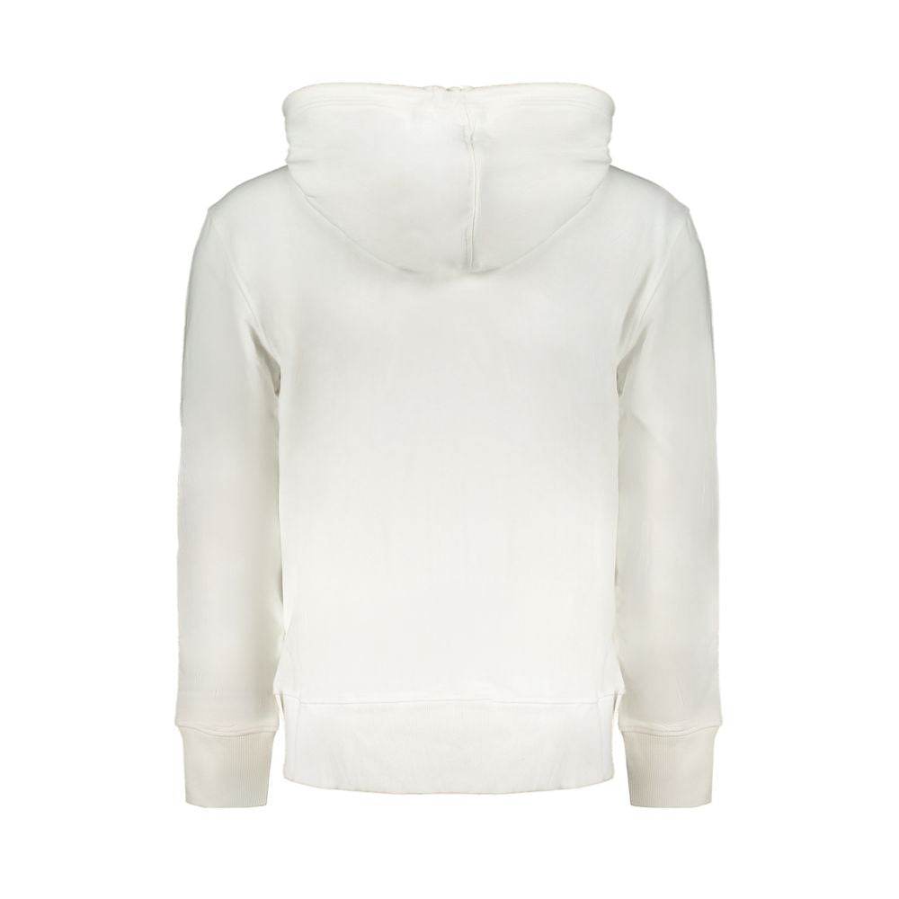 Calvin Klein White Cotton Men's Hooded Sweater - Hilstor