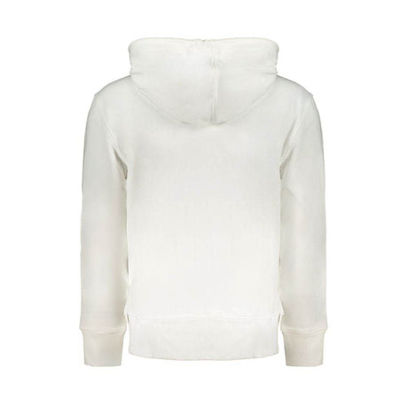 Calvin Klein White Cotton Men's Hooded Sweater - Hilstor