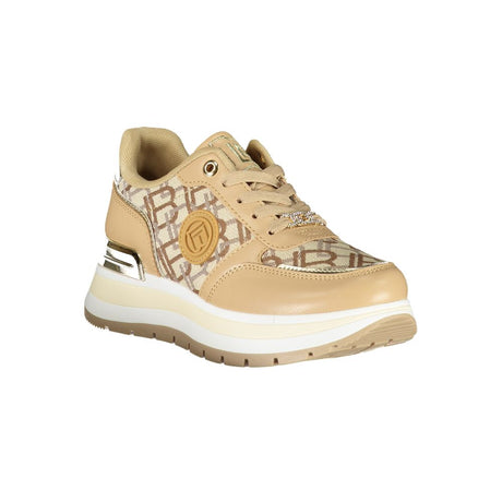 Laura Biagiotti Beige polyester sneaker til kvinder