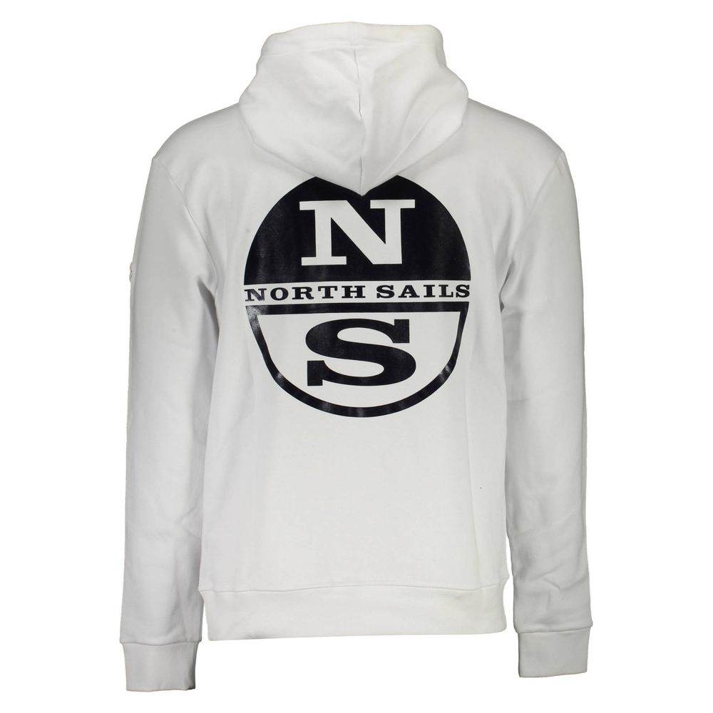 North Sails White Cotton Men Sweater - Hilstor