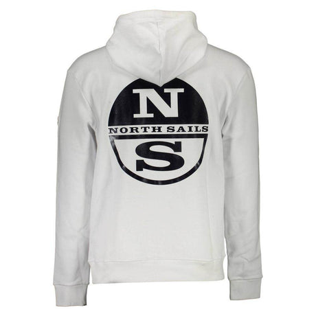North Sails White Cotton Men Sweater - Hilstor
