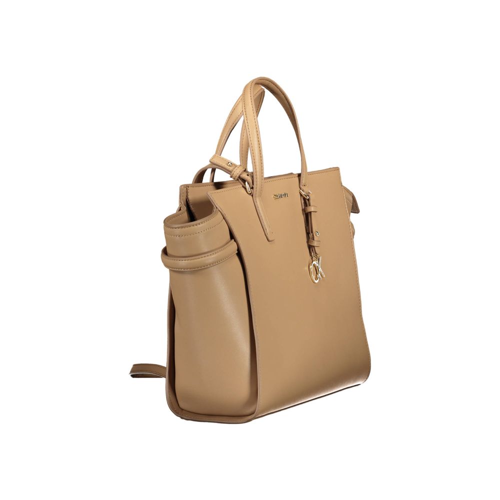 Calvin Klein Beige polyester håndtaske til kvinder