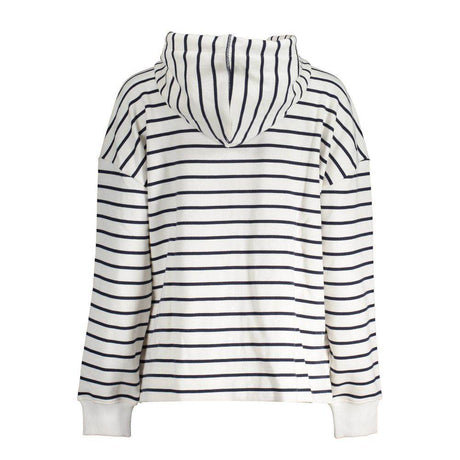 North Sails White Cotton Women's Hooded Sweater - Hilstor