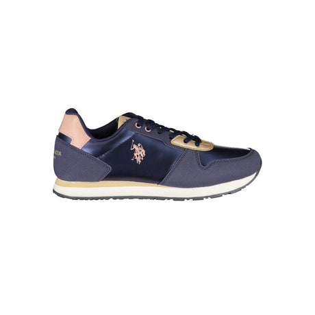 U.S. POLO ASSN. Blue Polyester Sneaker - Hilstor