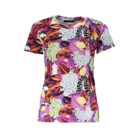 Cavalli Class Purple Cotton Women T-Shirt - Hilstor