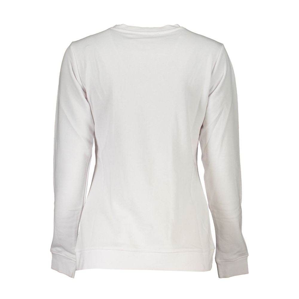Cavalli Class White Cotton Women Sweater - Hilstor