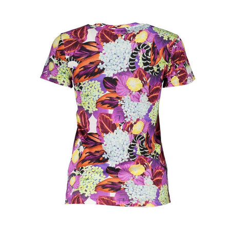 Cavalli Class Purple Cotton Women T-Shirt - Hilstor