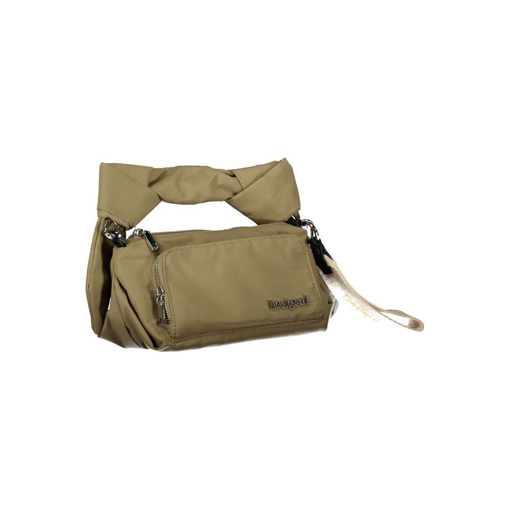 Desigual Green Polyester Handbag - Hilstor