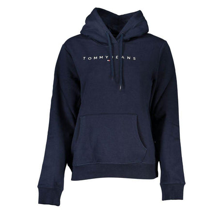 Tommy Hilfiger Blue Organic Cotton Women Sweatshirt - Hilstor
