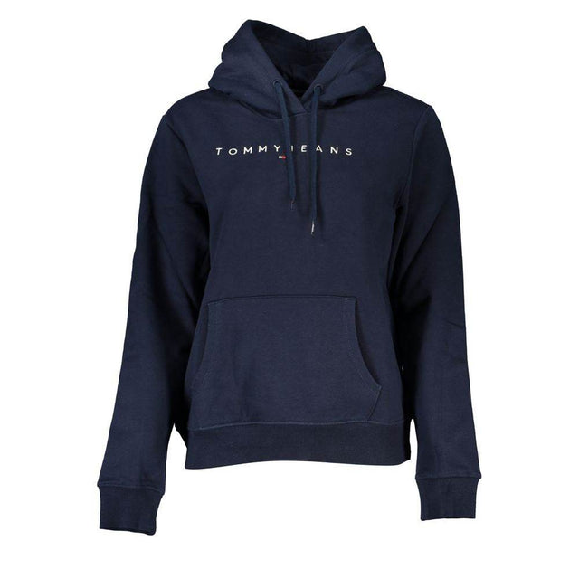 Tommy Hilfiger Blue Organic Cotton Women Sweatshirt - Hilstor