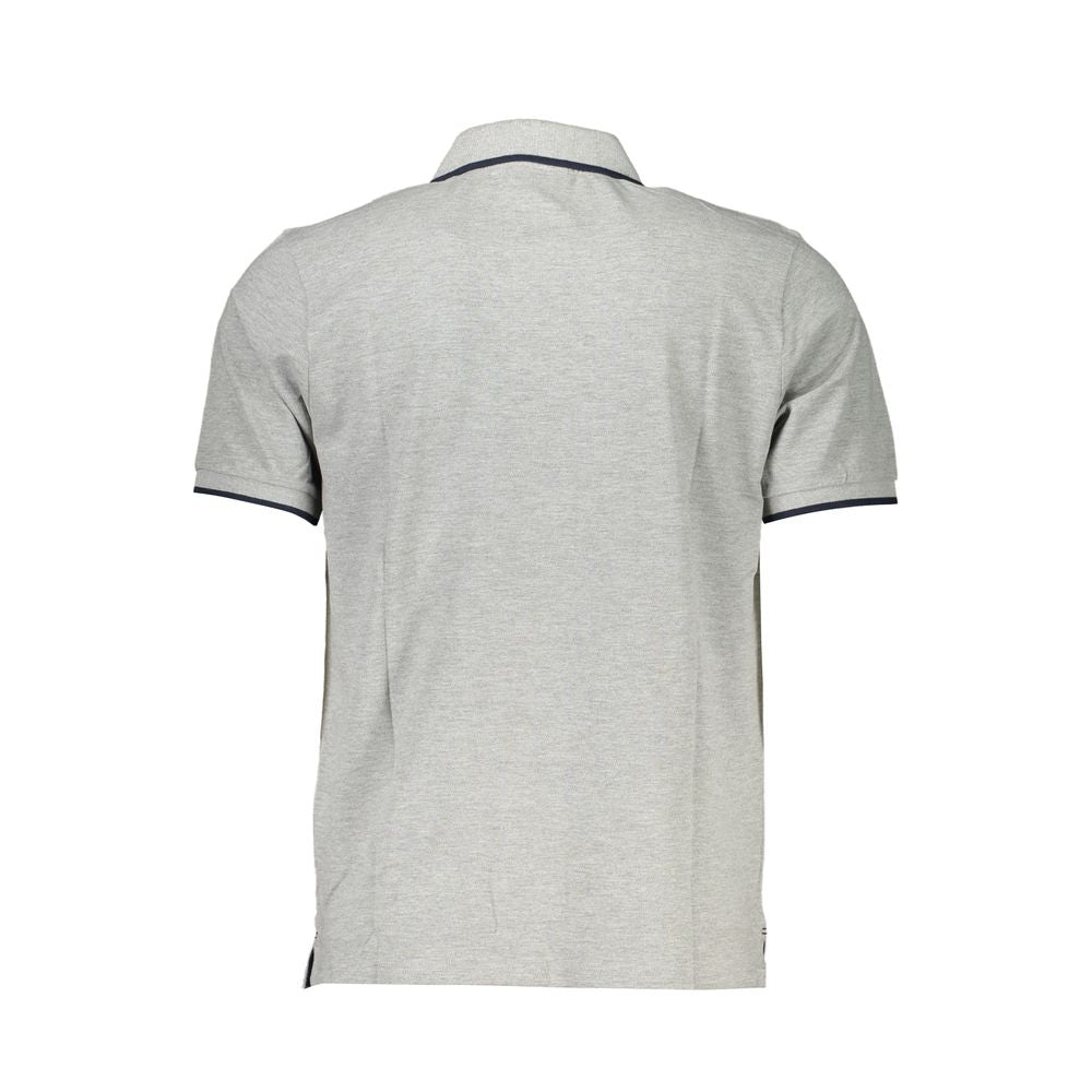 North Sails Grå bomulds poloshirt