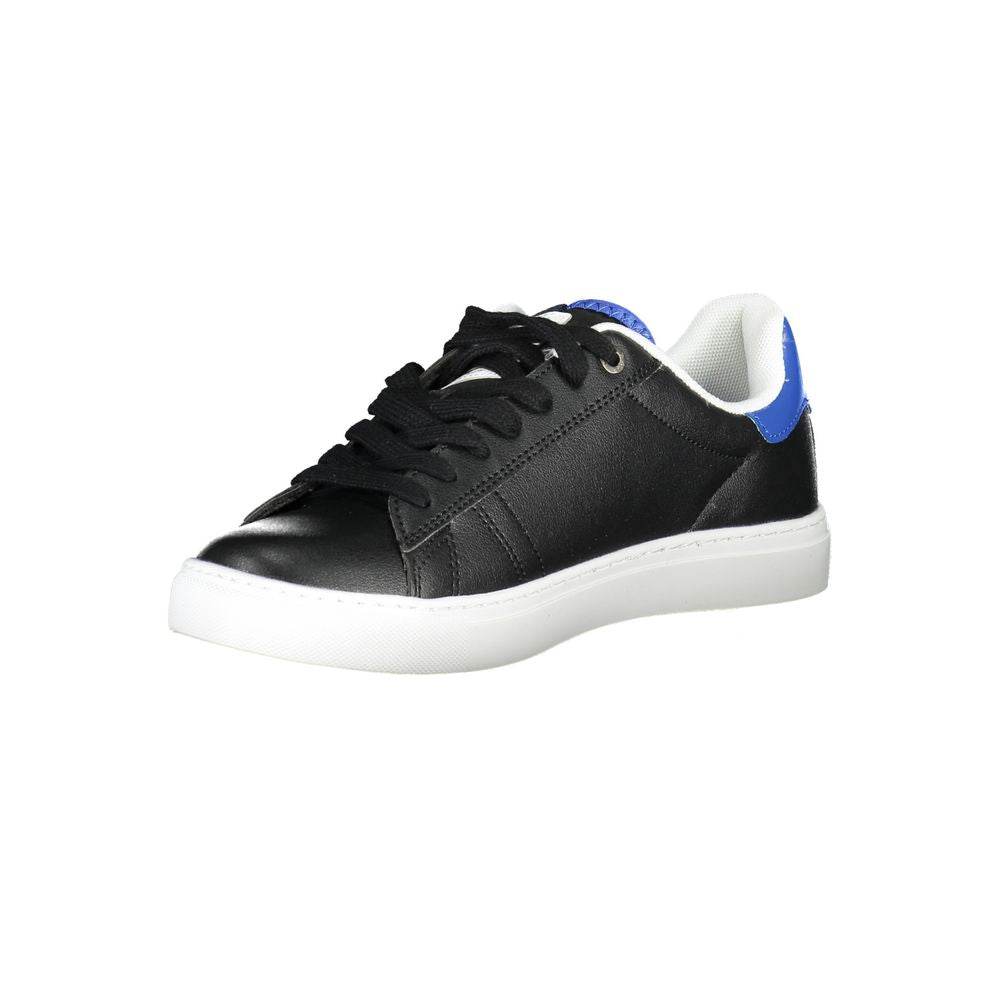 Gas Black Polyester Sneaker - Hilstor