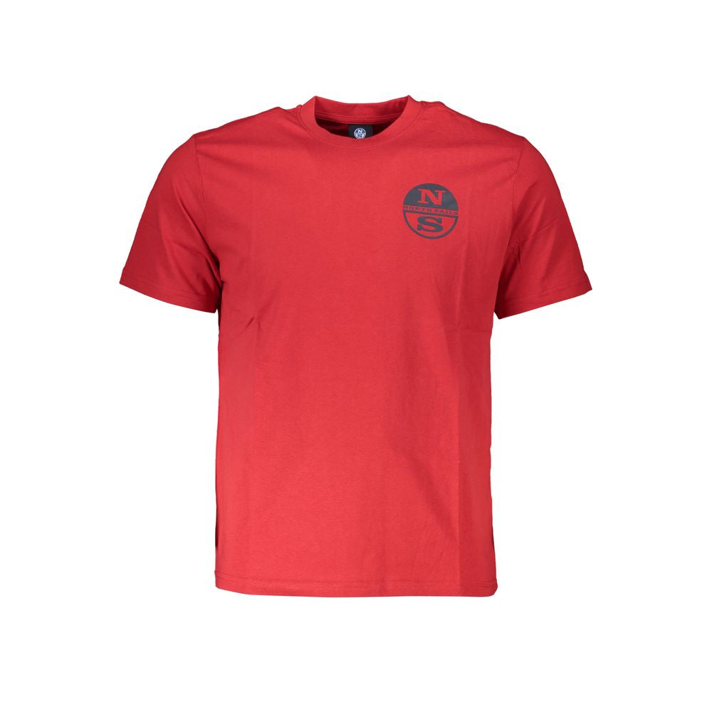 North Sails rød bomuld T-shirt