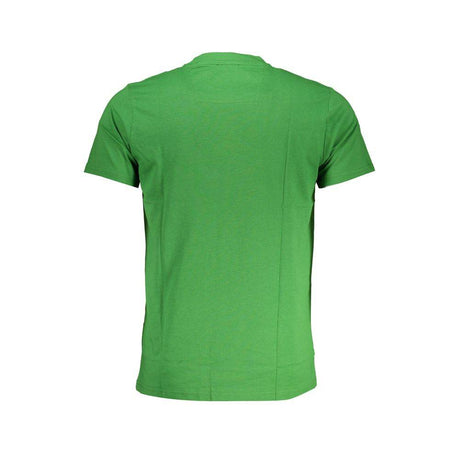 Cavalli Class Green Cotton T-Shirt - Hilstor
