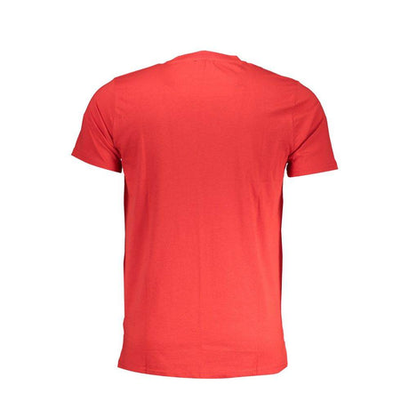Cavalli Class Red Cotton T-Shirt - Hilstor