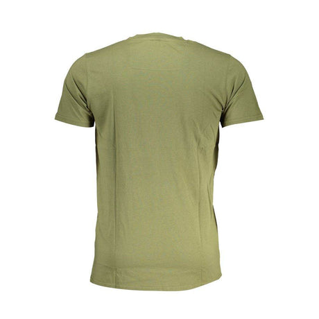 Cavalli Class Green Cotton T-Shirt - Hilstor
