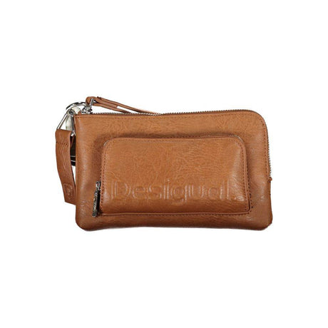 Desigual Brown Polyethylene Handbag - Hilstor