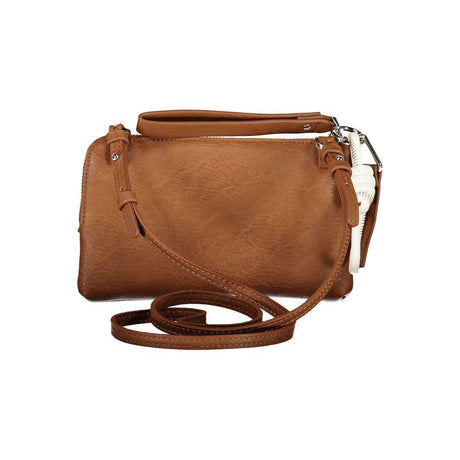Desigual Brown Polyethylene Handbag - Hilstor